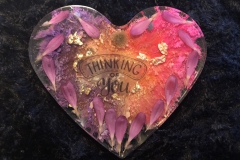 hart middel thinking of you bloemblaadjes 18 cm € 24,95